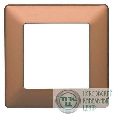 Рамка 1-м Valena Life универсальная медь Leg 754161