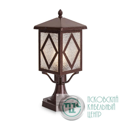 Светильник Heim 1х40Вт E27 IP44 ландшафтный Voltega VGL7210FL-01BR