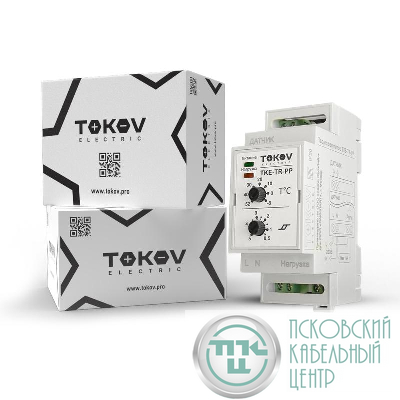 Термостат механический для обогрева труб на DIN-рейку Tokov Electric TKE-TR-PP