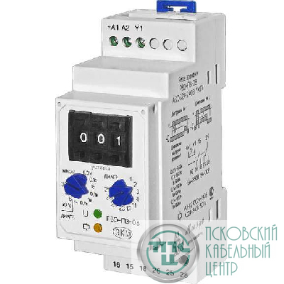 Реле времени РВО-П3-08 УХЛ4 24-240В AC/DC Меандр A8302-16930753