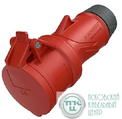 Розетка кабельная 16A5п6ч400B разборный корпус ножевые клеммы KU PowerTOP Xtra IP44 Mennekes 14522