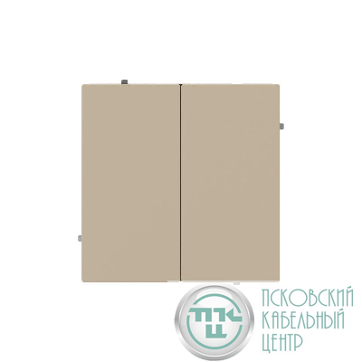 Переключатель 2-кл. KANT ванильн. марципан DKC 7015114