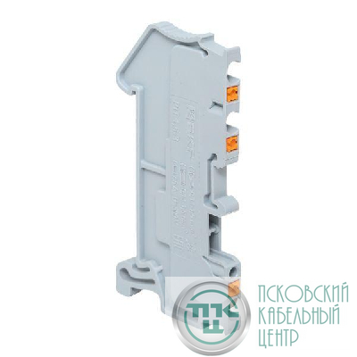 Колодка клеммная пружинная 1.5 Push-in 3 вывода сер. EKF PIT-1.5-3