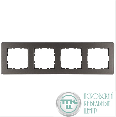 Рамка 4-м G-Flex мокко Jasmart G1104Z