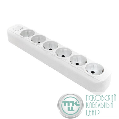 Колодка удлинителя 6-м с заземл. 16А Эксперт 3.5кВт с выкл. PROxima EKF AKB16-6i