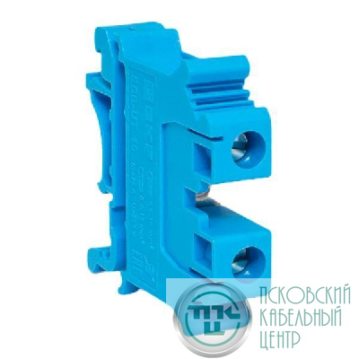 Колодка клеммная винтовая 10 UT син. EKF scr-ut-10-b