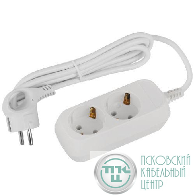Удлинитель 2х1.5м с заземл. ПВС 3х1 UDL-16-215-E Greenline Эра Б0065079
