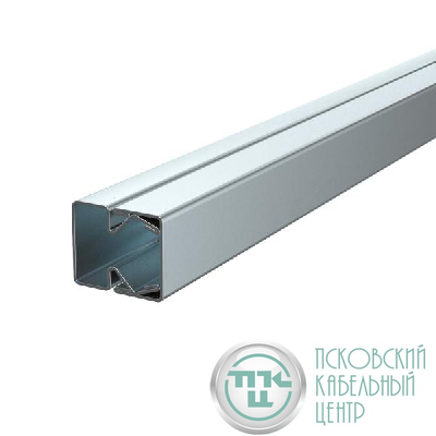 Кабель-канал (короб с крышкой) 20х24 L2000 сталь 0.7мм LKM конвейерн. цинк. метал. OBO 6246966