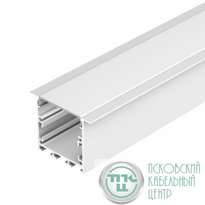 Профиль LINIA49-F-M-3000 WHITE L3000 алюм. Arlight 055396
