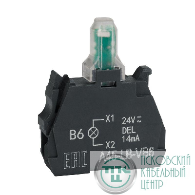 Блок световой OptiSignal D22 A45-LB-VB6 син. 24VACDC ZBVB6 КЭАЗ 332205