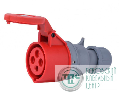Розетка переносная 3Р+РЕ 16А 380В IP44 РП-103 DEKraft 26132DEK