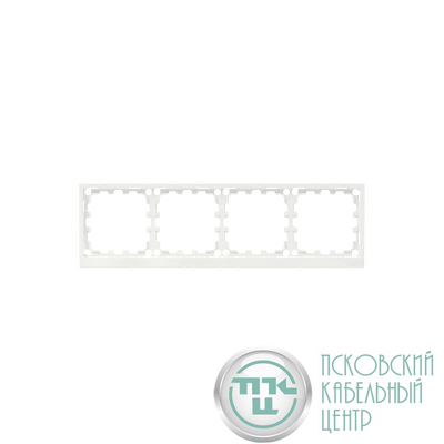 Рамка 4-м KANT бел. магнолия DKC 7000908