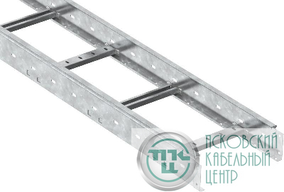 Лоток лестничный 80х400 L4500 сталь 1.5мм HDZ LESTA IEK CLM40-080-400-45-150-HDZ