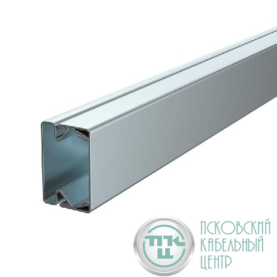 Кабель-канал (короб с крышкой) 30х24 L2000 сталь 0.7мм LKM конвейерн. цинк. метал. OBO 6246974