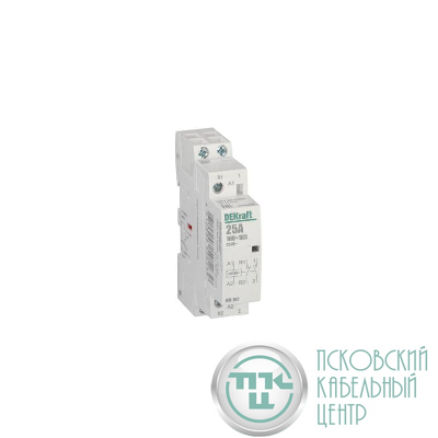 Контактор модульный МК-103 1НО+1НЗ 25А 230В DEKraft 18065DEK