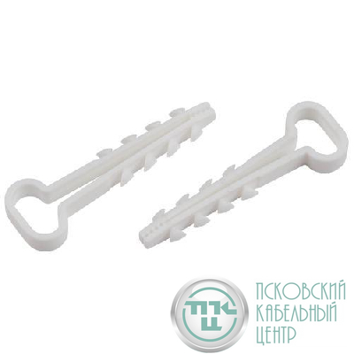 Дюбель-хомут 6-12мм для плоского кабеля NO-225-207 бел. (уп.50шт) Эра Б0066300