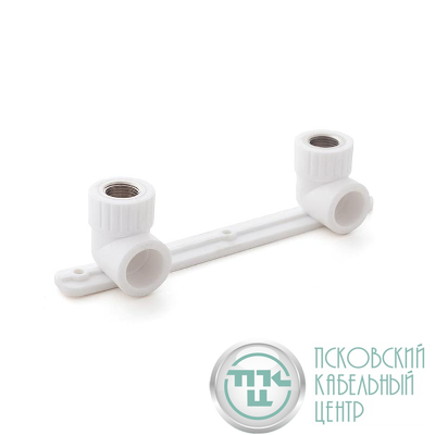 Угольник комбинированный под смеситель PPR внутр. резьба 25х1/2 бел. RTP 10702