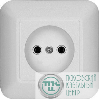 Розетка 1-м СП Прима 10А IP20 без заземл. бел. (опт. упак) SchE RS10-184-B