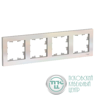 Рамка 4-м AtlasDesign универс. жемчуж. SE ATN000404