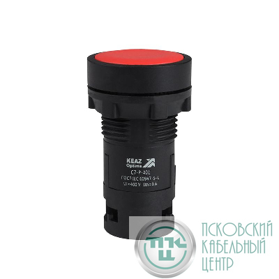 Кнопка OptiSignal Compact D22 С7-P-401 красн. 1НЗ XB7NA42 КЭАЗ 362027