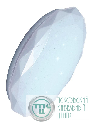 Светильник светодиодный Classic DIAMOND 18Вт 230В 6500К 1170лм 248х48мм настенно-потолочный КОСМОС KCDiam18W_6500