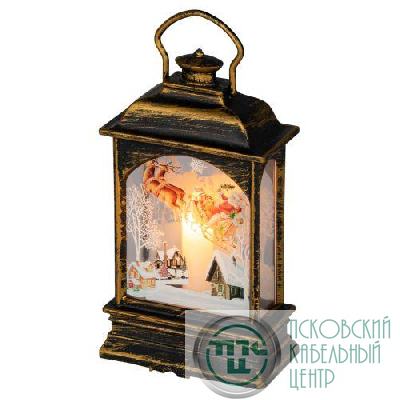 Светильник светодиодный новогодний "Новогодние истории" настольный динамич. 13см Эра Б0060475