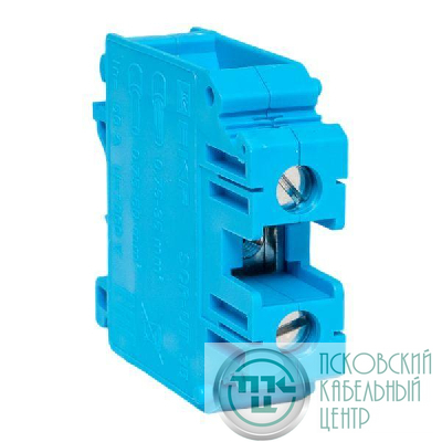 Колодка клеммная винтовая 35 UT син. EKF scr-ut-35-b