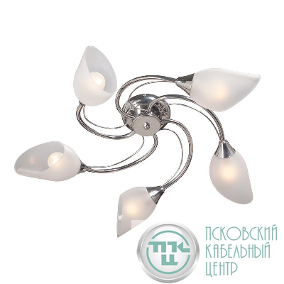 Люстра 5xE14 макс. 40Вт плафон ПП Vitaluce V3236/5PL
