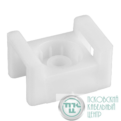 Площадка под стяжку для прямого монтажа 22х16мм бел. (уп.100шт) Rexant 07-2110