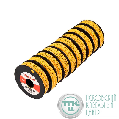 Маркер кабельный 0-9 комплект 10 роликов от 3.6 до 7.4мм REXANT 12-6061
