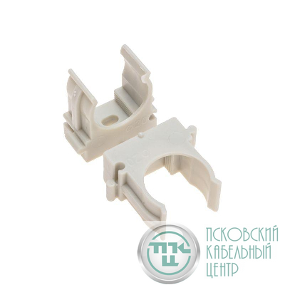 Держатель для труб (клипса) d20мм для монтажного пистолета сер. Rexant 28-0420-1