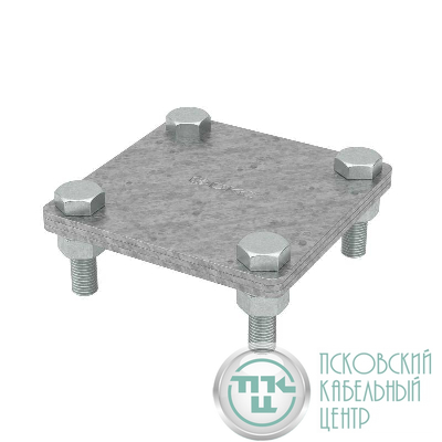 Соединитель полоса-полоса 25-40мм с разделит. пластиной 80х70мм DKC NG3105R