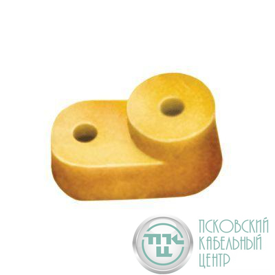 Изолятор угловой для нулевой шины желт. IEK YIS31