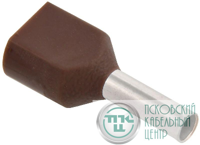 Наконечник НШВИ(2) 1.5-8 корич. (уп.20шт) IEK UTE10-4-D2-4-100