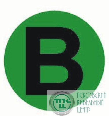 Наклейка "B" d20мм PROxima EKF an-2-9-1