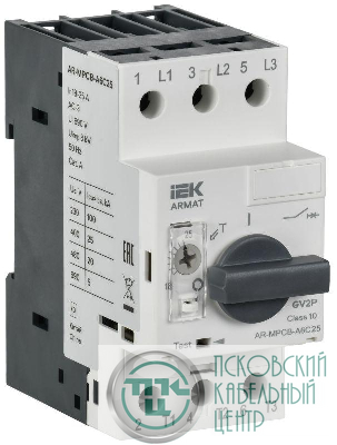 Выключатель автоматический защиты двигателя ARMAT A6 GV3P 18-25А IEK AR-MPCB-A6C25