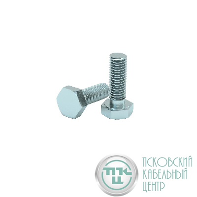 Болт с шестигранной головкой М10х20 DIN 933 BT10-20 сталь КМ LO0835