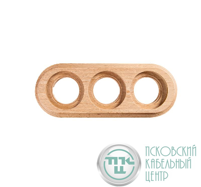 Рамка 3-м ретро дерево натурэль Bironi BF1-630-10
