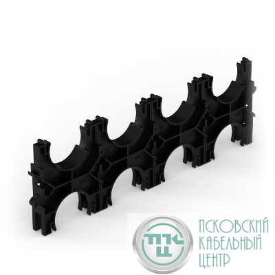 Кластер четверной двухсторон. для двустен. труб d50мм Промрукав PR13.02587