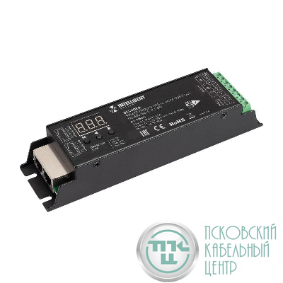 Декодер SMART-DMX512-305-63-RDM-SUF Black (12-48В 5х4А RJ-45) IP20 металл INTELLIGENT ARLIGHT 036245