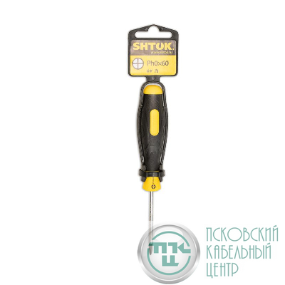 Отвертка РН 0х60мм (09106) SHTOK 376323