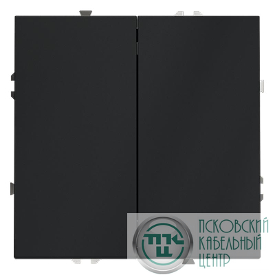 Выключатель 2-кл. СП S70 10А механизм графит Voltum VLS020107