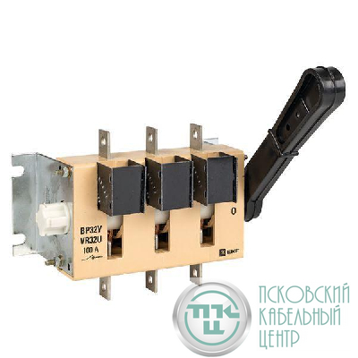 Выключатель-разъединитель ВР32У-31А31220 100А 1 напр. с дугогасит. камерами несъемная лев./прав. рукоятка MAXima EKF uvr32-31a31220