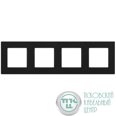 Рамка 4-м 12-5204-05 Классик антрацит Эра Б0067698