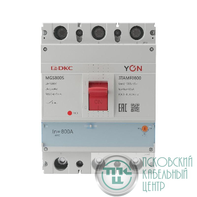 Выключатель автоматический MGS800 3P 640-800A 60kA YON MGS800S-3TAMF0800