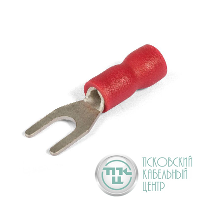 Наконечник кабельный вилочный изолированный НВИ 1.5-4 ПРОФИ (уп.100шт) КВТ 108537