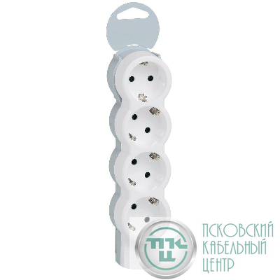 Колодка удлинителя 4х2К+З с заземл. 16А IP20 без шнура ''Стандарт'' Leg 695009