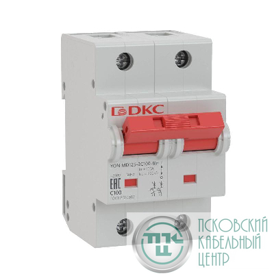 Выключатель автоматический модульный YON MD125-2NC100-8ln DKC MD125-2NC100