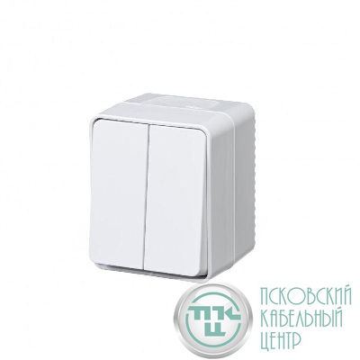 Выключатель 2-кл. ОП AtlasDesign PROFI IP54 10AX бел. SE ATN540151