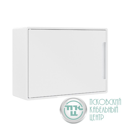 Щиток настенный Фрейм (FRAME) ЩРн-п-12 12мод. с бел. дверцей с 2 шинами PEN на 6 и 8 отверст. бел. DKC F12W1WW